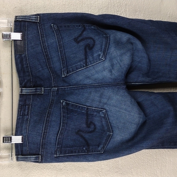 AG Adriano Goldschmied The Stilt Blue Dark Wash Cigarette Leg Ankle Jean - Picture 9 of 11